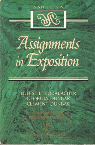 Assignments in Exposition