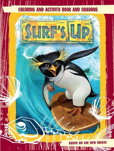 Surf's Up: Coloring and Activity Book and Crayons