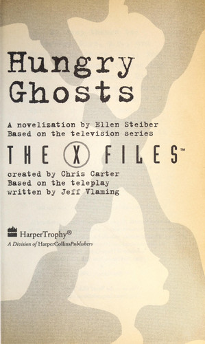 X Files YA #09 Hungry Ghosts