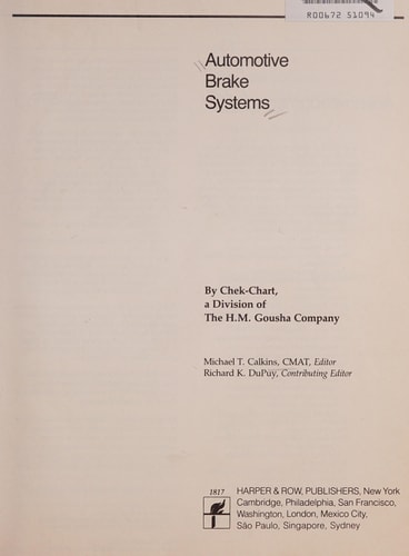 Automotive Brake Systems