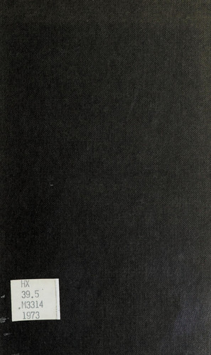 Marx's Paris writings;: An analysis