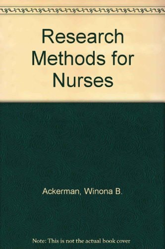 Research Methods for Nurses
