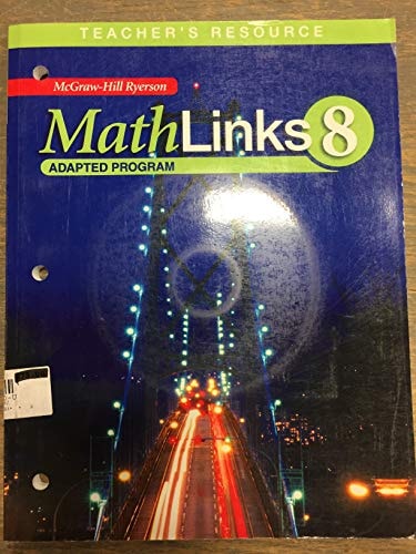 Mathlinks 8 Adapted Program Teacher's Resource