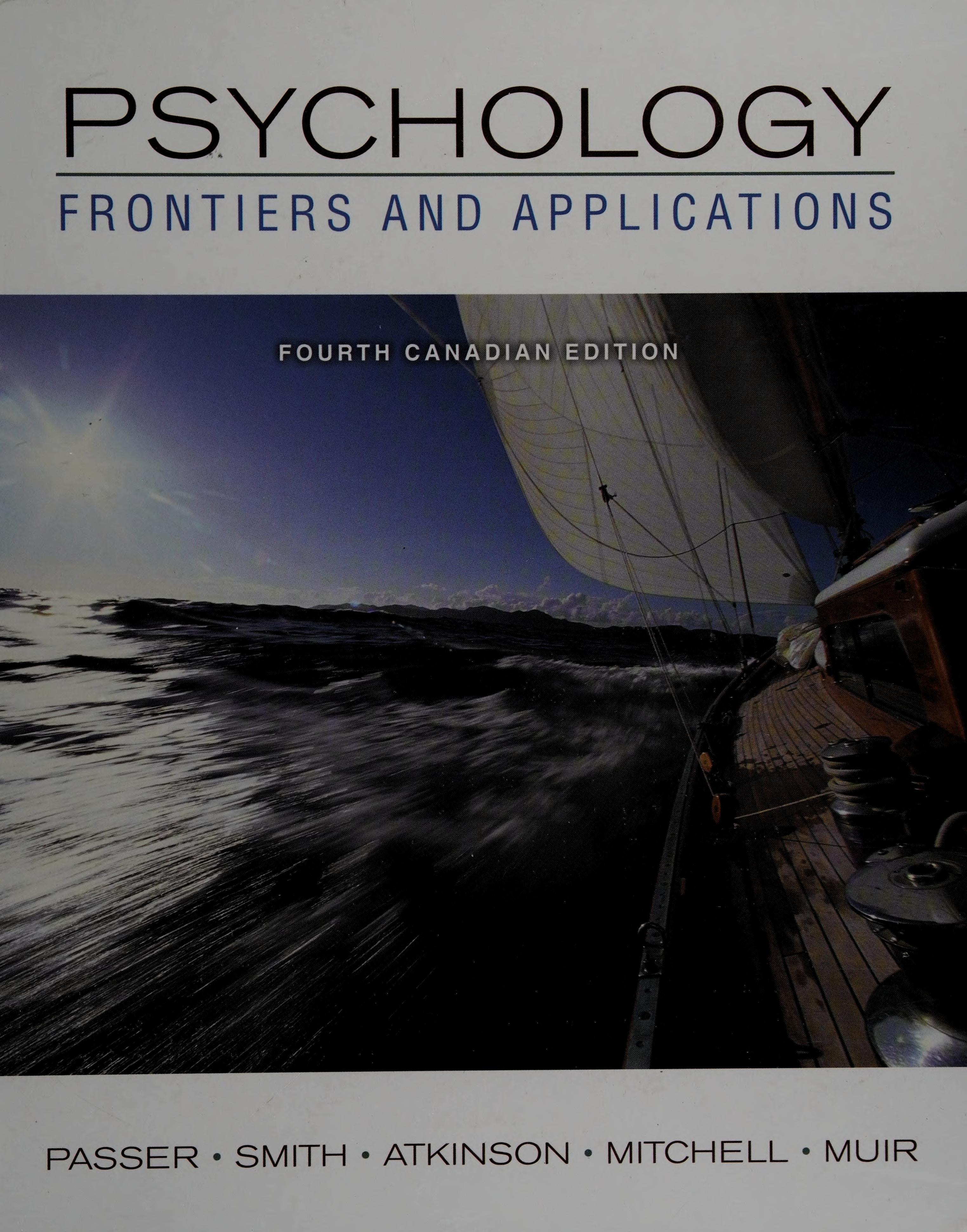 Psychology: Frontiers and Applications