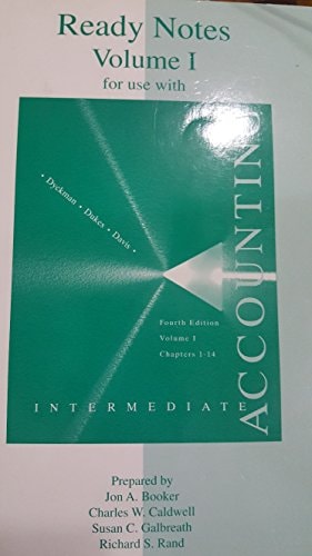 Intermediate Accounting: Ready Notes