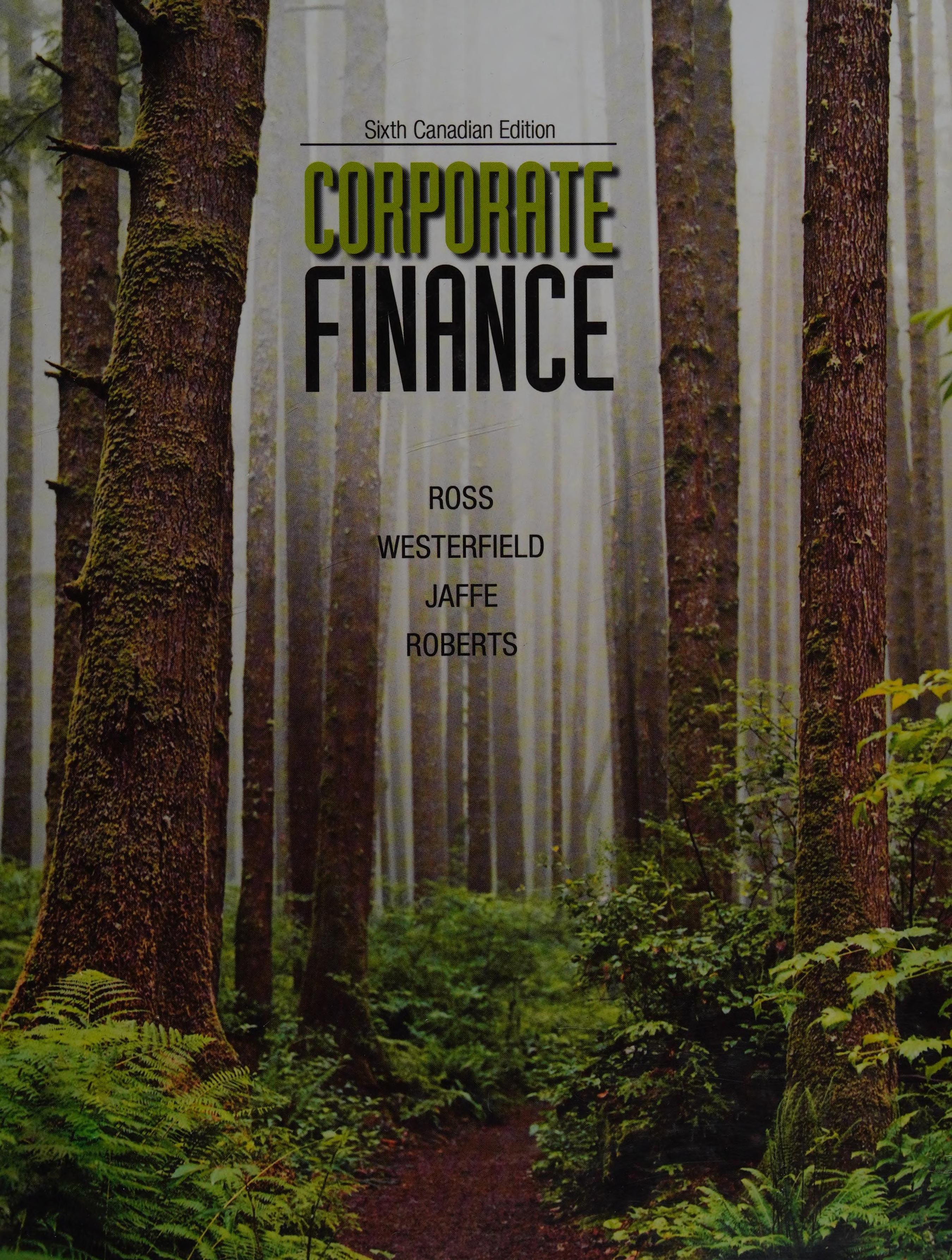 Corporate Finance, Canadian Edition