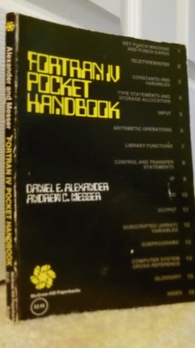 Fortran IV pocket handbook