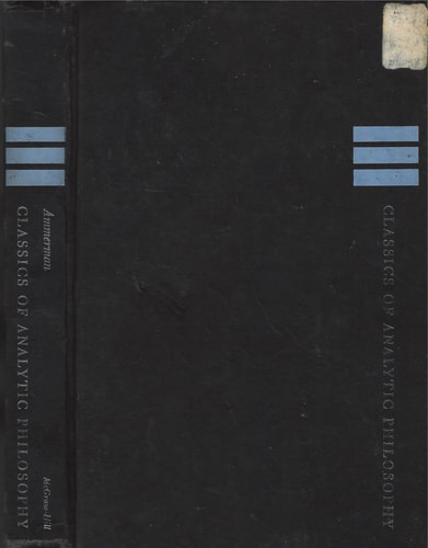 Classics of Analytic Philosophy,