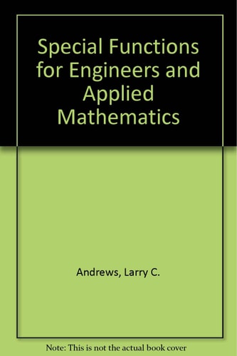 Special Functions for Engineers and Applied Mathematics