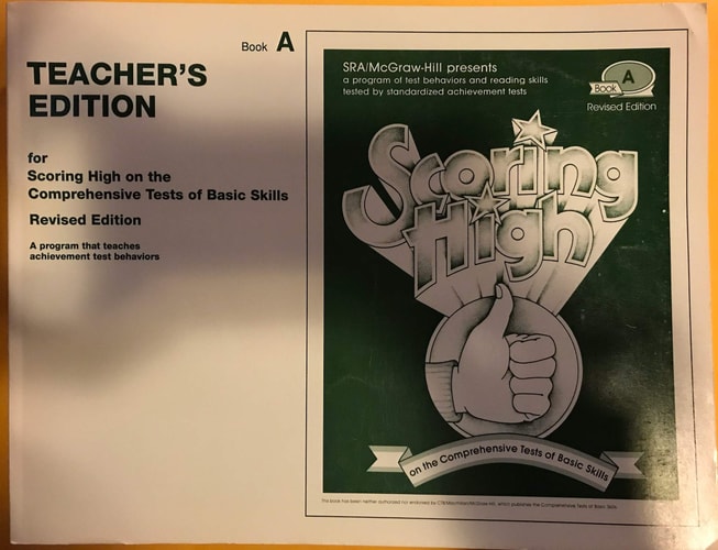 Scoring High on the Comprehensive Tests of Basic Skills: Book A - Teacher's Edition