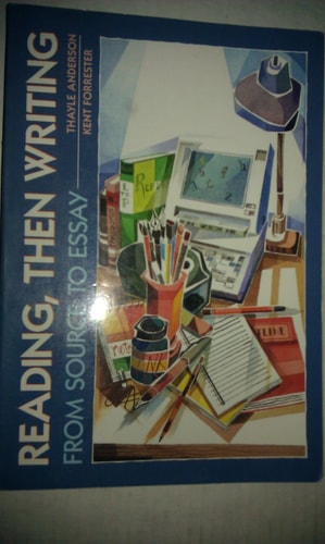 Reading, Then Writing: From Source To Essay