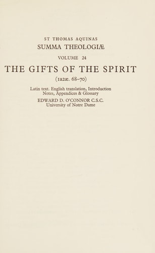 The Gifts of the Spirit