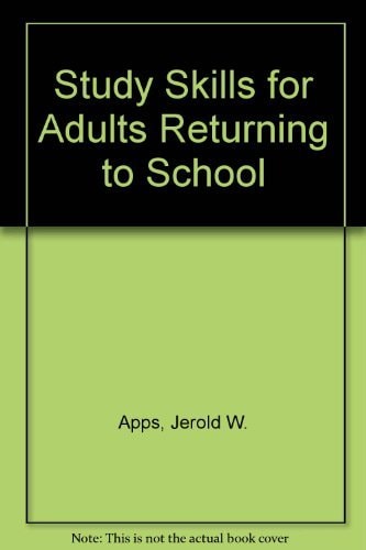 Study Skills for Adults Returning to School