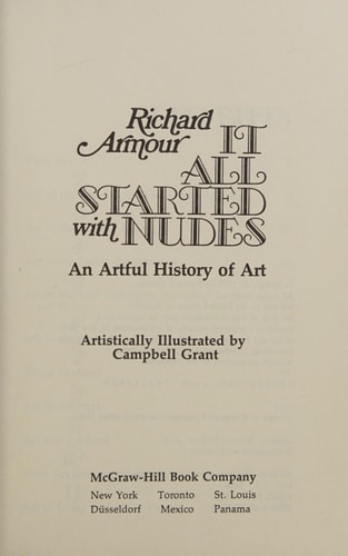 It All Started With Nudes: An Artful History of Art
