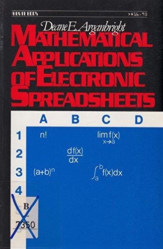 Mathematical Applications of Electronic Spreadsheets