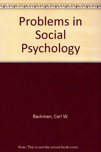 Problems In Social Psychology