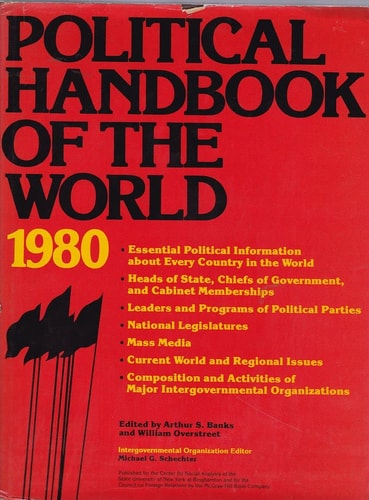 Political Handbook of the World: Governments, Regional Issues, and Intergovernmental Organizations
