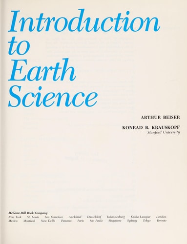 Introduction to Earth Science