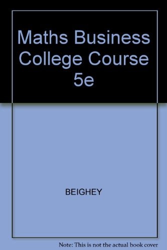 Mathematics for Business, College Course