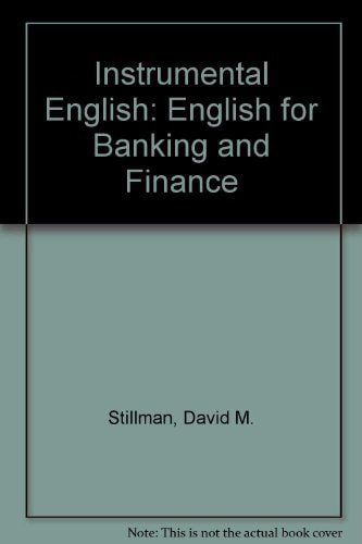Instrumental English: English for Banking and Finance