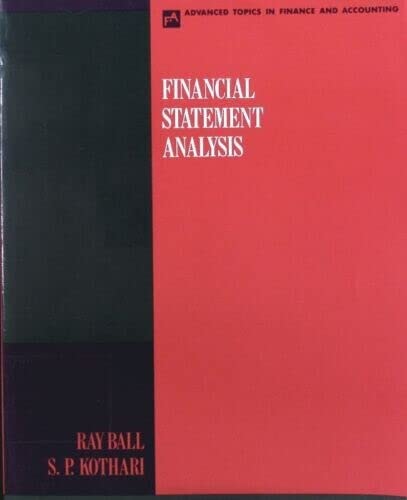 Financial Statement Analysis (McGraw-Hill Series in Advanced Topics in Finance and Accounting)