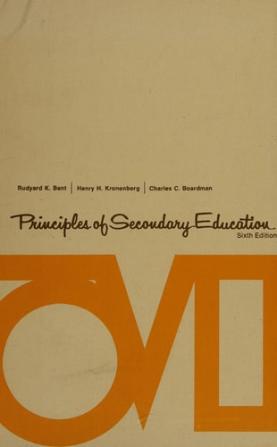 Principles of Secondary Education