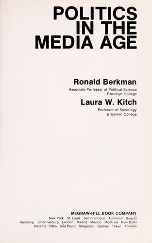 Politics in the Media Age