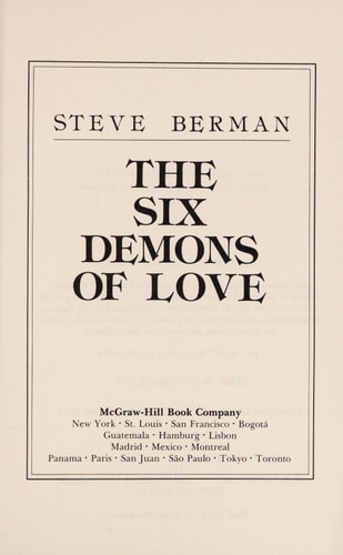 The Six Demons of Love: A Book About Men and Love