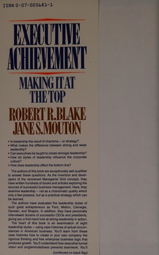 Executive achievement: Making it at the top