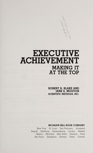 Executive Achievement: Making It at the Top