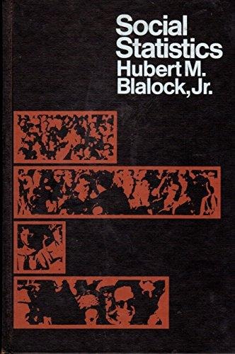 Social statistics (McGraw-Hill series in sociology)