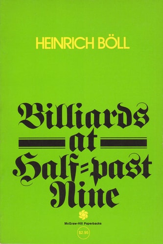 Billiards at Half-past Nine