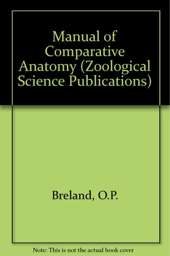 Manual of Comparative Anatomy
