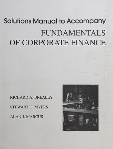 Fundamentals Of Corporate Finance (mcgraw-hill International Editions)
