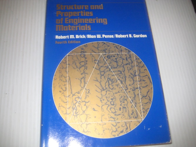 Structure and Properties of Engineering Materials (McGraw-Hill Series in Materials Science and Engineering)
