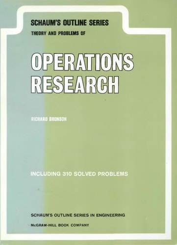 Operations Research (Schaum's Outlines)