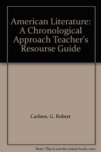 American literature a chronological approach