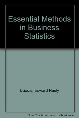 Essential Statistical Methods for Business