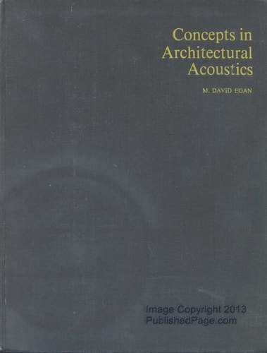Concepts in architectural acoustics