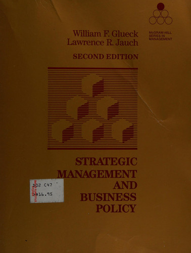 Strategic Management and Business Policy