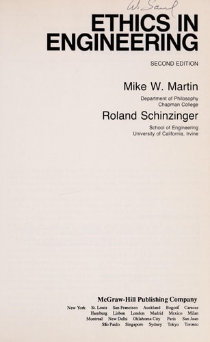 Ethics in Engineering