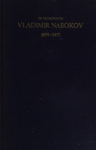 In memoriam Vladimir Nabokov, 1899-1977