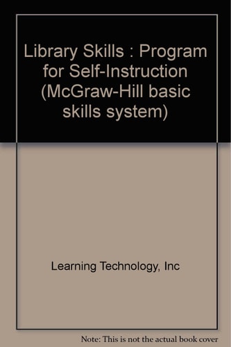 Library Skills: A Program for Self-Instruction