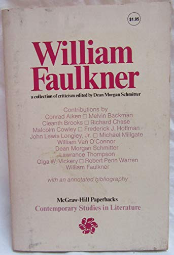 William Faulkner;: A collection of criticism (Contemporary studies in literature)