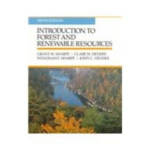 Introduction To Forest and Renewable Resources
