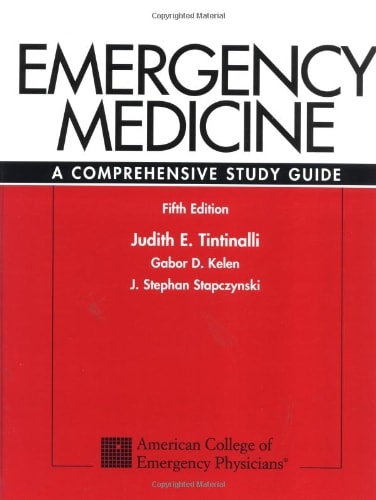 Emergency Medicine A Comprehensive Study Guide