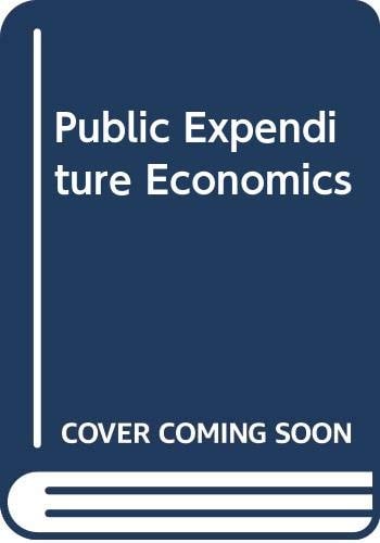 Public Expenditure Economics