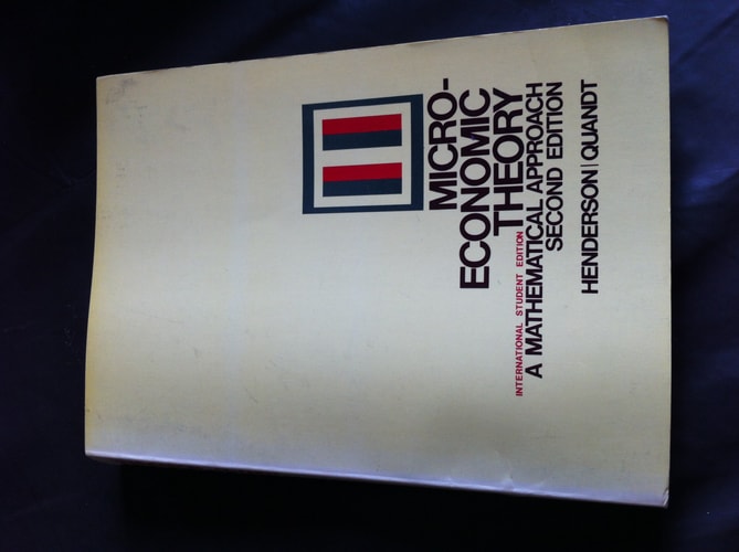 Micro-Economic Theory, a mathematical Approach. International Student Edition