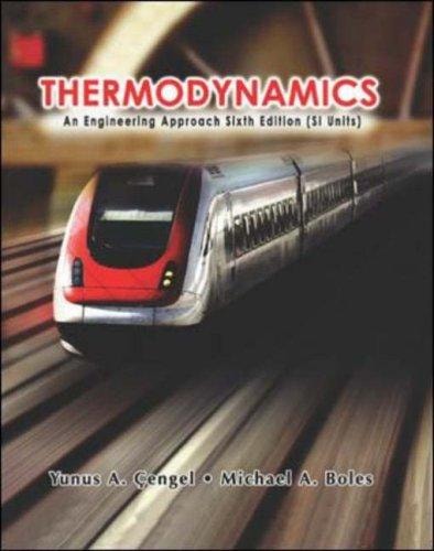 Thermodynamics An Engineering Approach