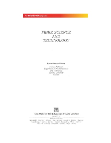 Fibre Science And Technology